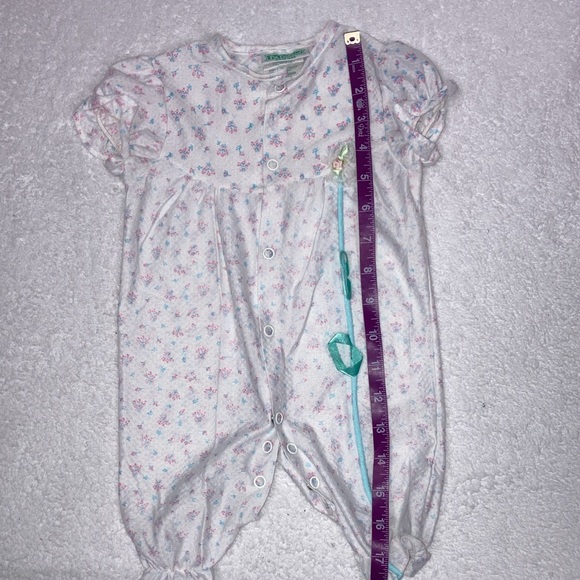 Vintage Dr. Denton flower print romper newborn - Picture 3 of 8